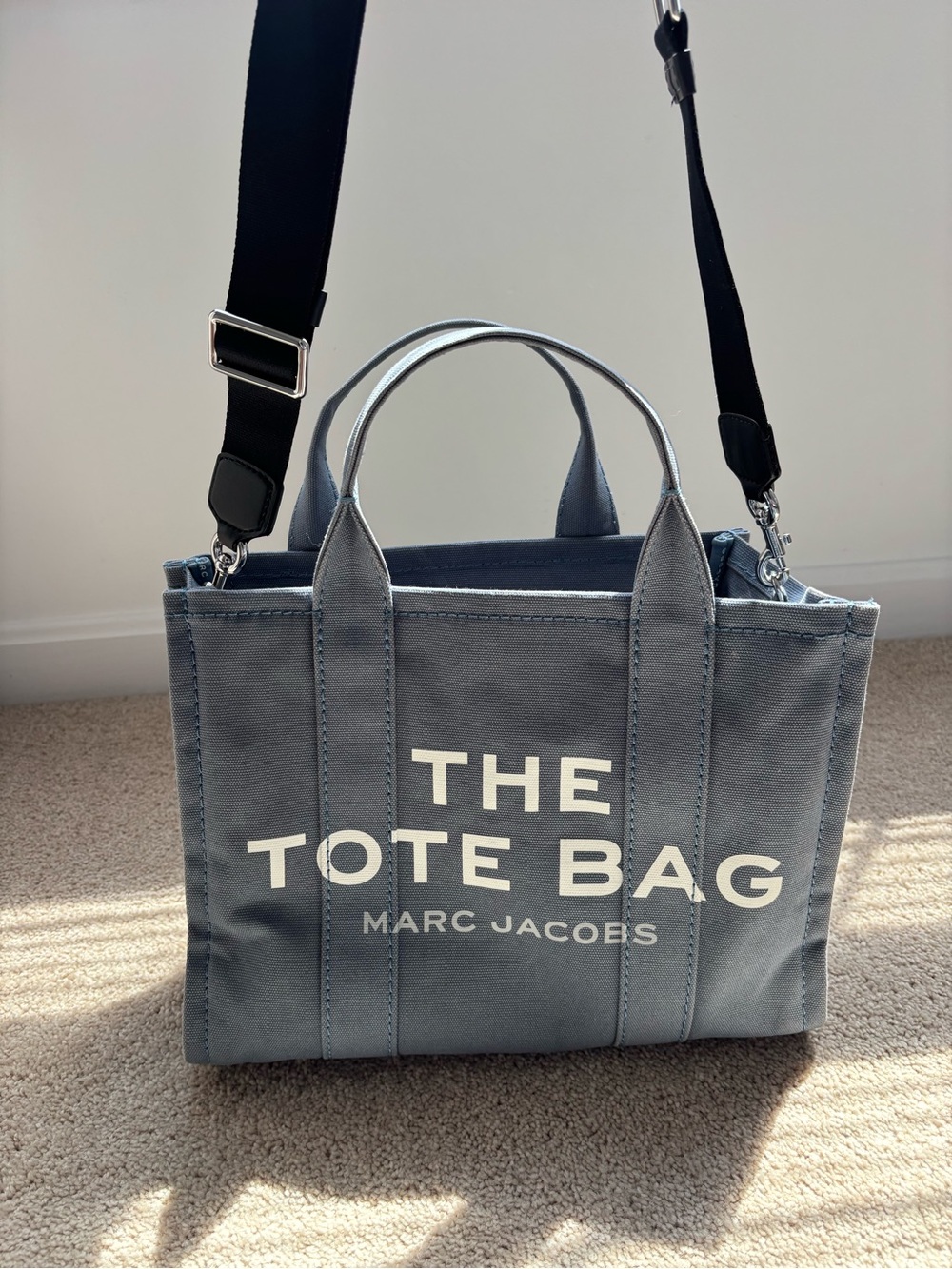 Marc Jacobs The Tote Bag in Slate Blue - Picture 2 of 6